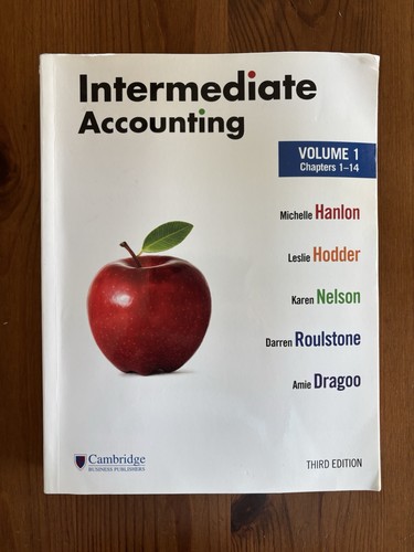 Intermediate accounting vol - intermediate, 1