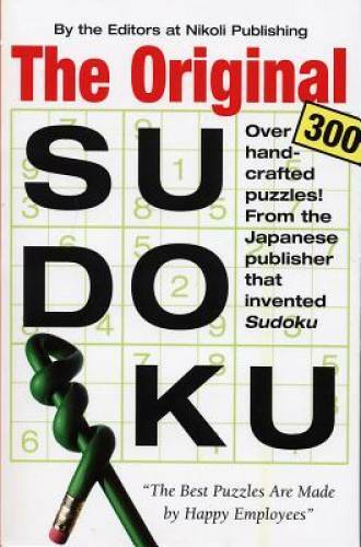 Original sudoku paperback - sudoku,