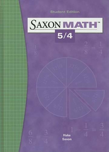 Saxon math hardcover by - hardcover,