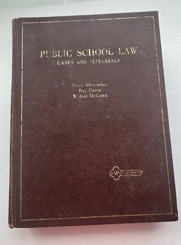 Vtg 1969 public - public, law