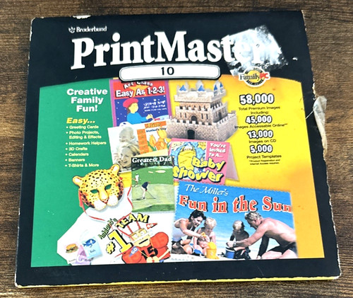 Broderbund print master - broderbund, 10
