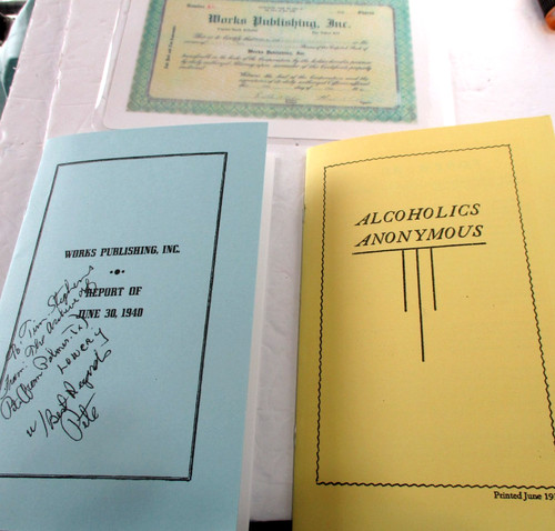 Alcoholics anonymous works - alcoholics,