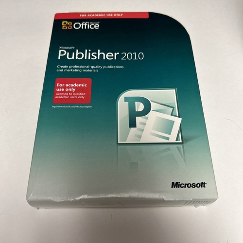 Microsoft publisher 2010 - microsoft,
