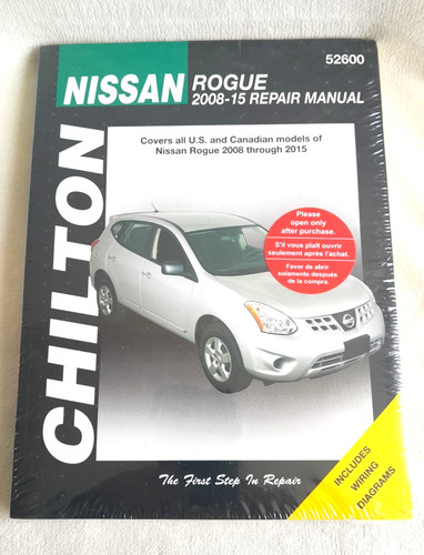 Nissan rogue 2008 chilton - nissan, 2008-15