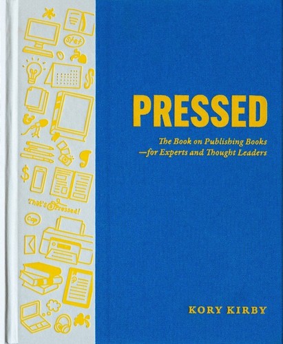 Pressed the book on - pressed:,