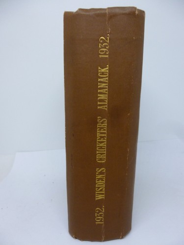 1932 wisden original - wisden, verlag