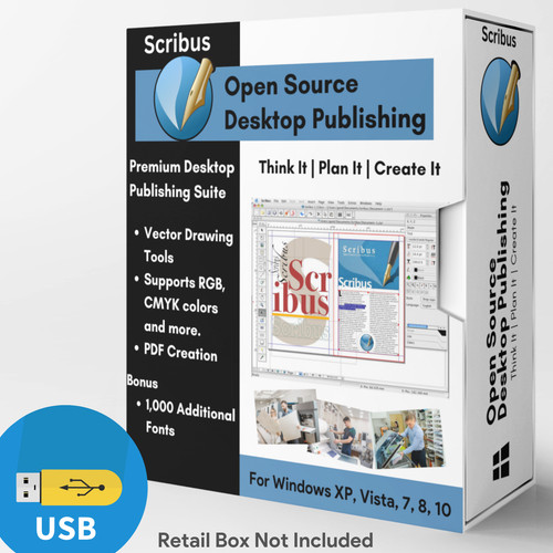 Scribus desktop publisher - desktop,