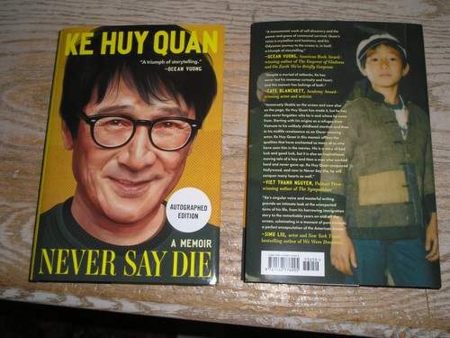 Signed never say die a - say, :